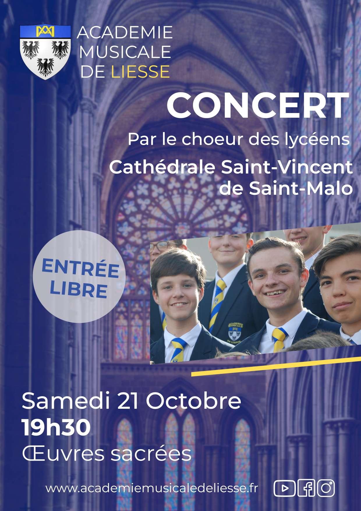 Concert Académie musicale de Liesse Saint-Malo
