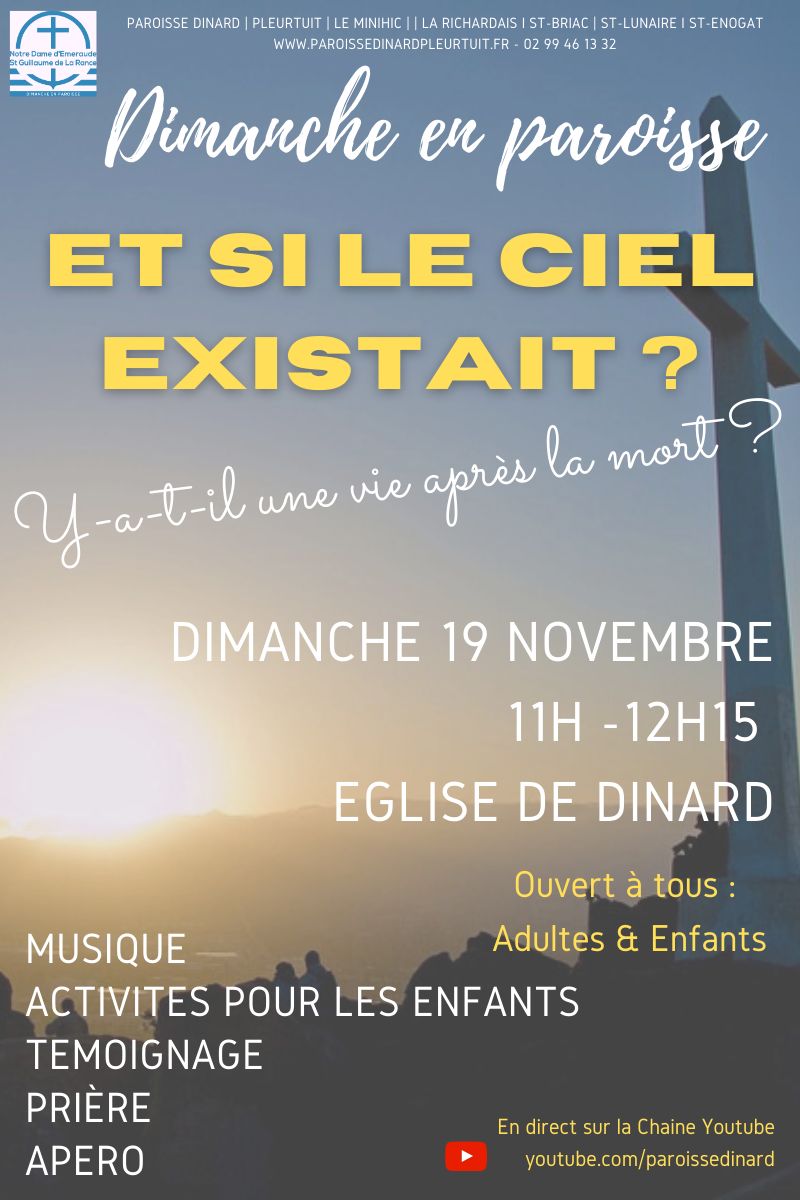 Dimanche en Paroisse 19 novembre, paroisse Dinard-Pleurtuit