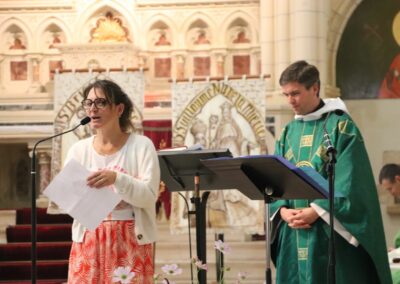 Laetitia, messe de rentrée, paroisse Dinard-Pleurtuit