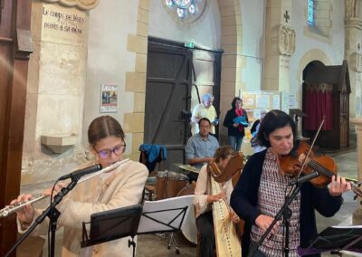 les musiciennes, messe de rentrée, paroisse Dinard-Pleurtuit