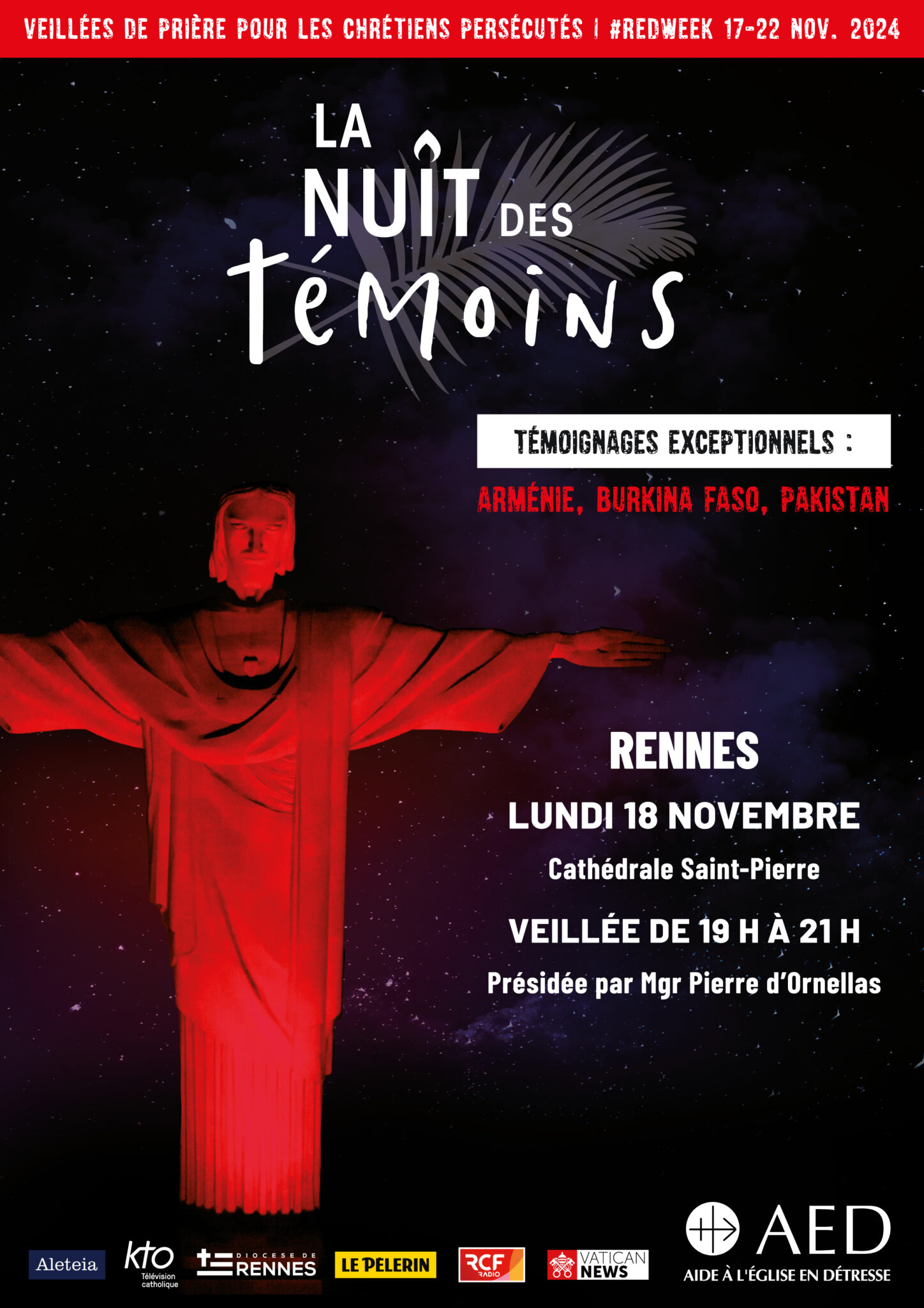 Nuit des Témoins Rennes paroisse Dinard-Pleurtuit