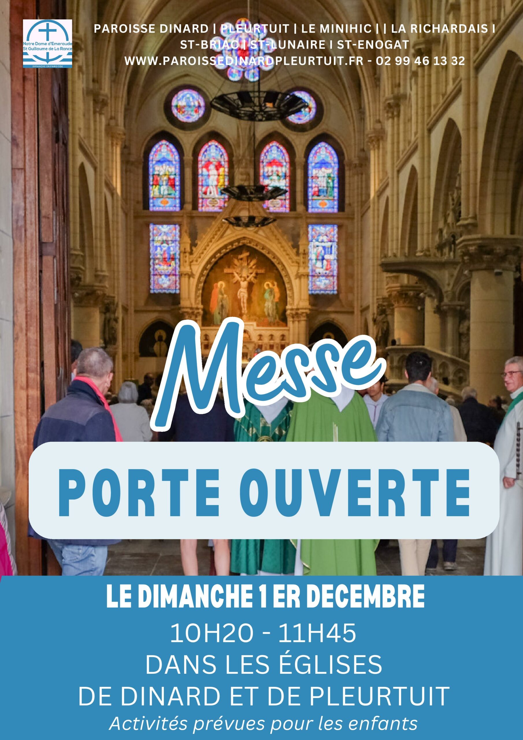 Messe Porte Ouverte 1er déc 2024 paroisse Dinard-Pleurtuit