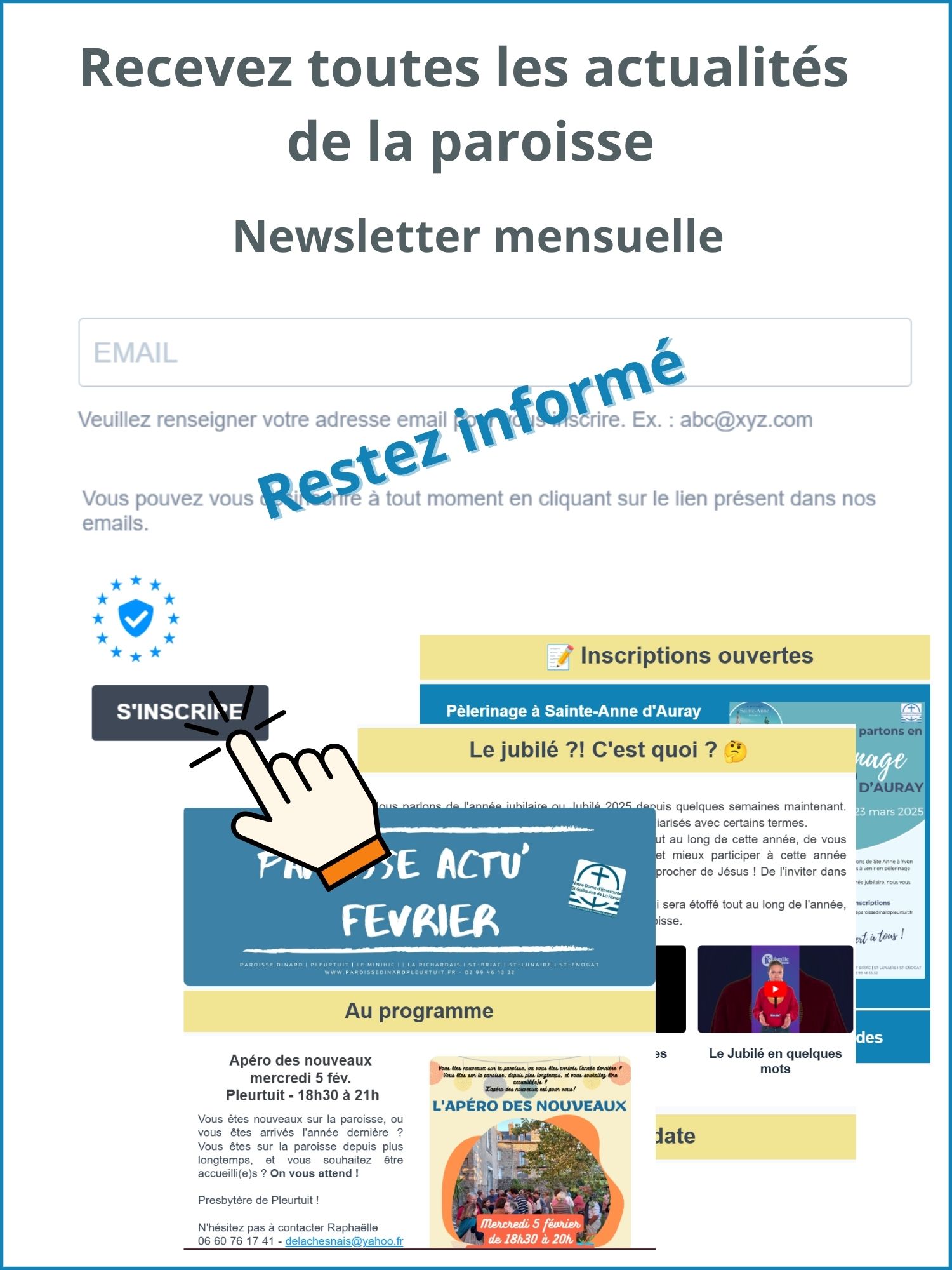 Pop-up Newsletter - Paroisse Dinard-Pleurtuit