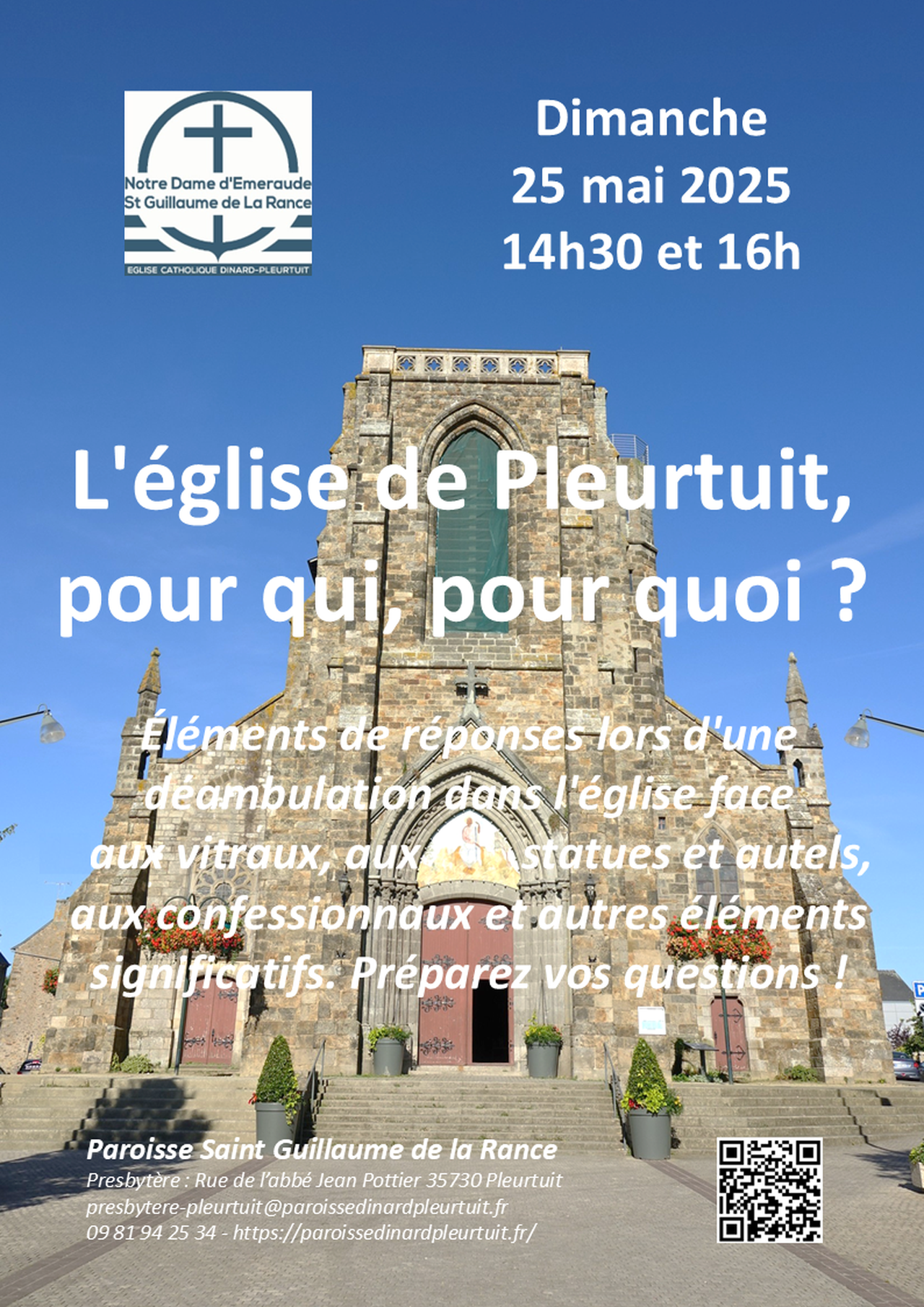 2025 05 25 visite catéchétique église Pleurtuit