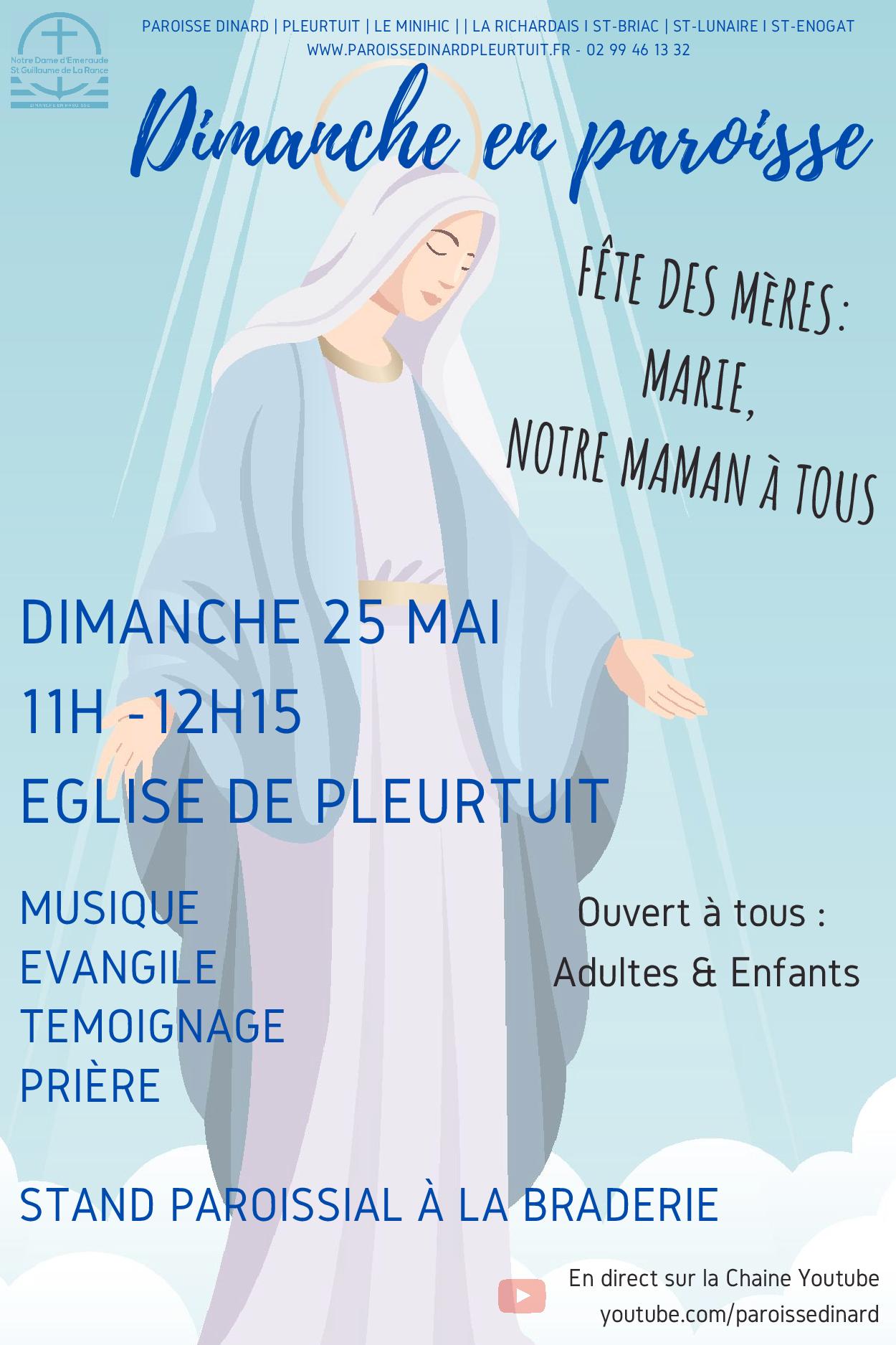 Dimanche en Paroisse mai 2025 paroisse Dinard-Pleurtuit