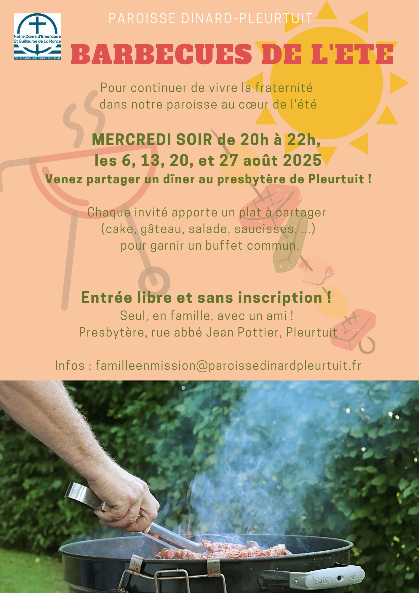 Barbecue été 2025 - Paroisse Dinard-Pleurtuit Barbecue été 2025 - Paroisse Dinard-Pleurtuit