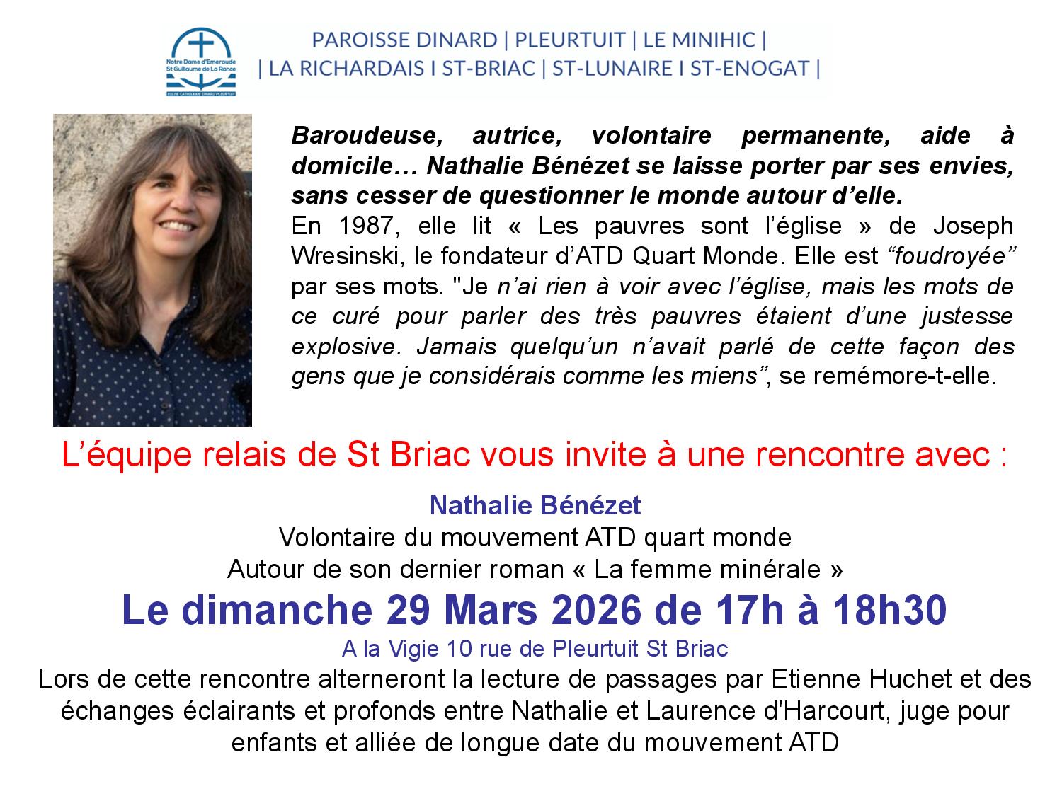 conférence N Bénézet - paroisse Dinard-Pleurtuit-