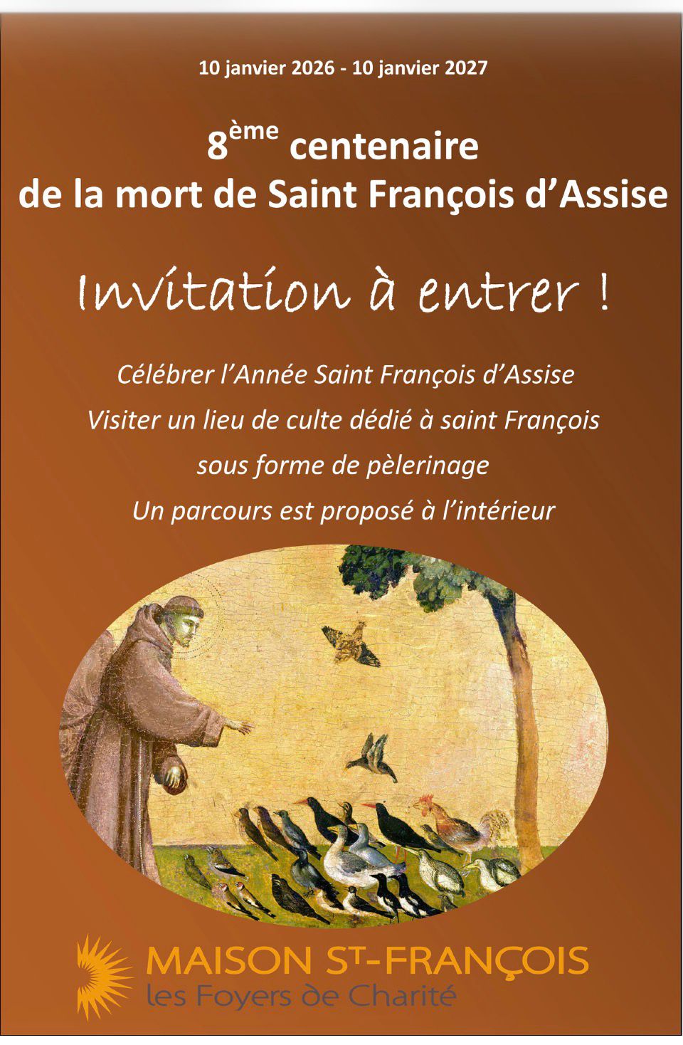 8ème centenaire St Fr d'Assise - paroisse Dinard-Pleurtuit