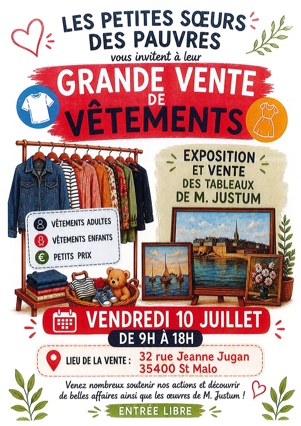 Vente des PSDP - paroisse Dinard-Pleurtuit