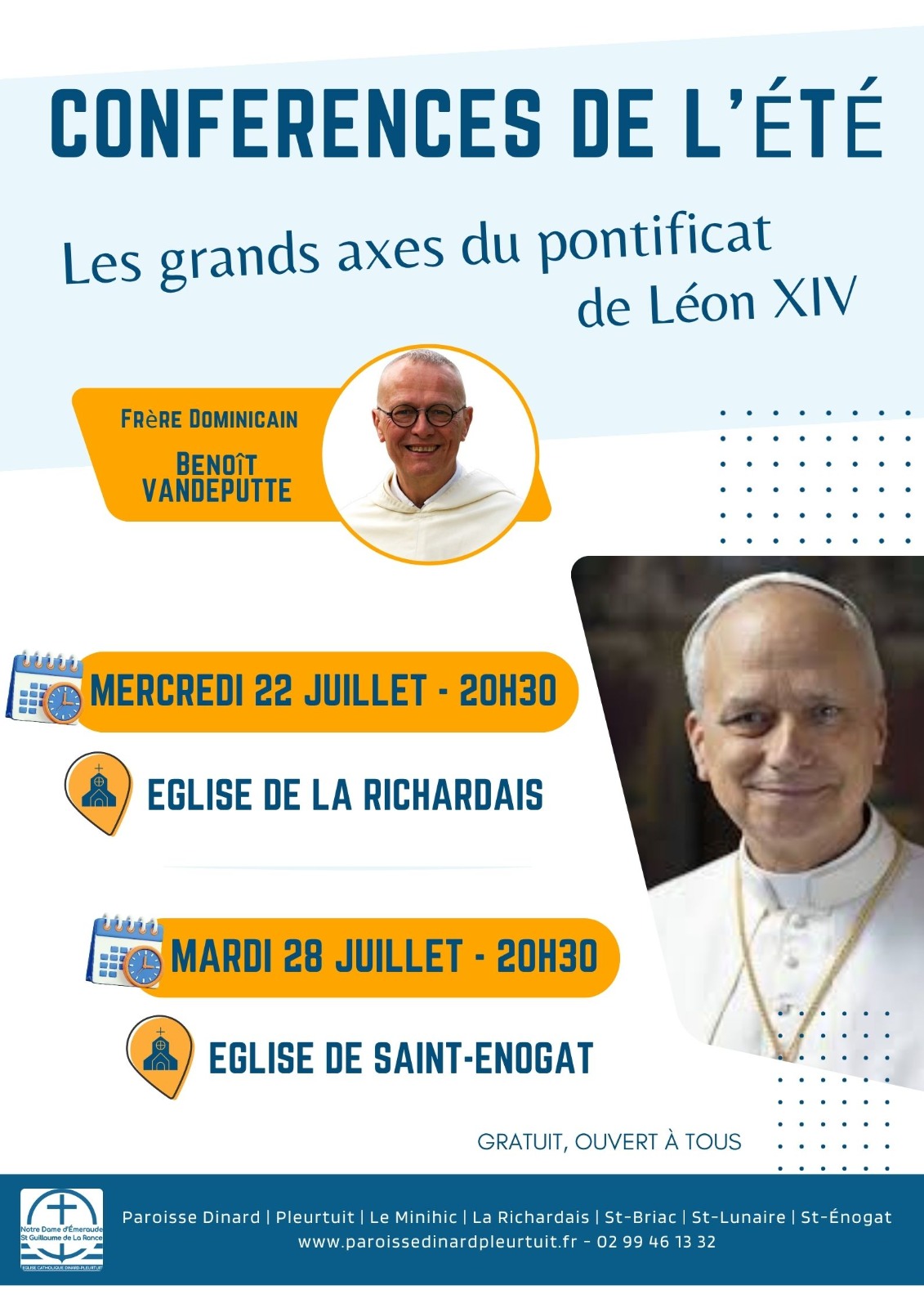 Conférence été 2026- paroisse Dinard-Pleurtuit